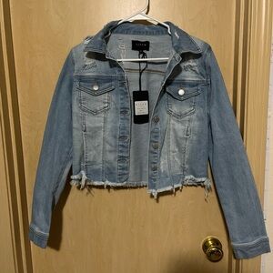 Ksen Denim Cropped Jacket